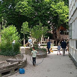 Groen schoolplein