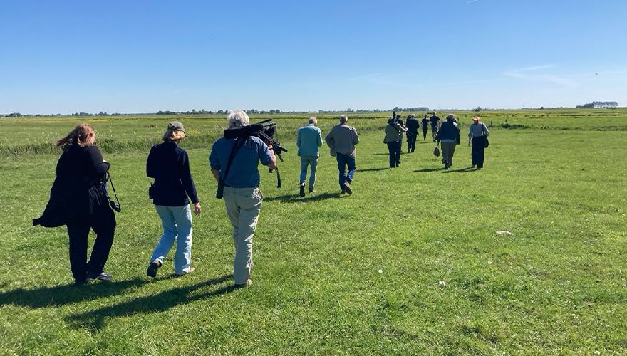 Werkbezoek Rummenie bij weidevogelboer in Oudega / Bernard de Jong