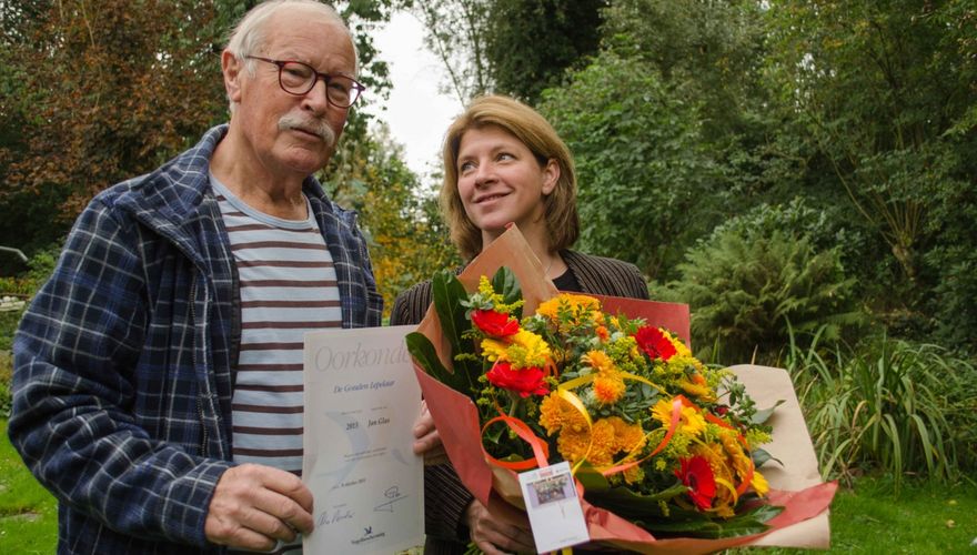 Uitreiking Gouden Lepelaar aan Jan Glas