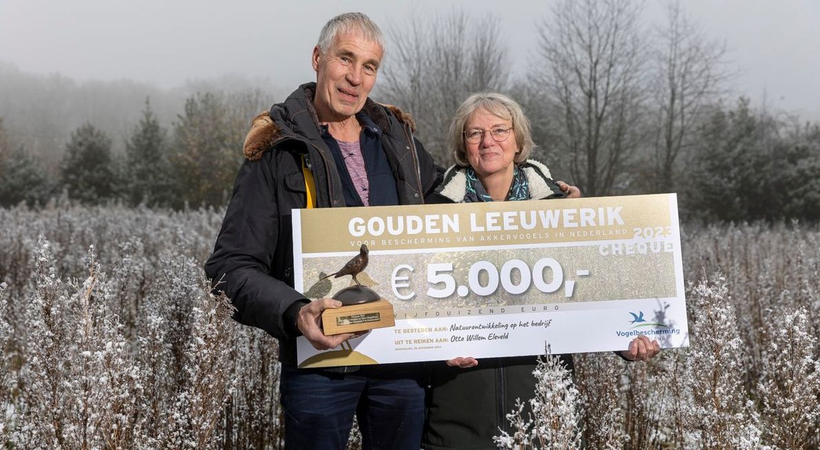 Prijswinnaars Gouden Leeuwerik Otto Willem Eleveld en Hanneke Eleveld- Hingstman / Fred van Diem