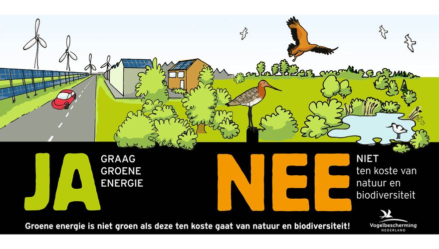 Ja / Nee sticker energietransitie