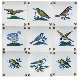 Vogeltegels uit Harlingen door Jan van Hulst (ca. 1920)