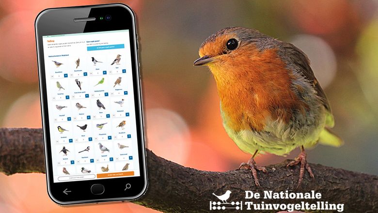 Pop up Tuinvogeltelling telformulier