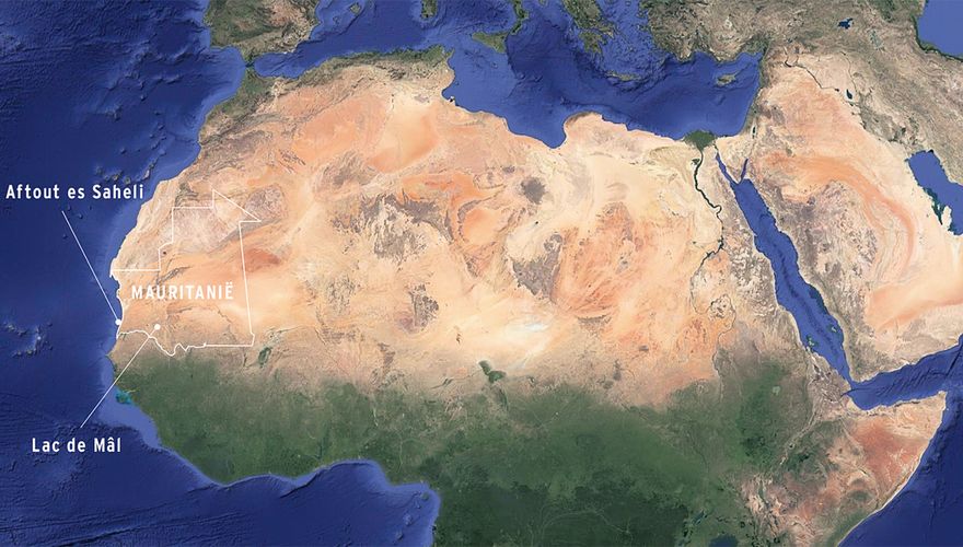 Google kaart Mauretanie