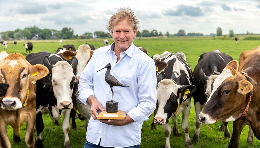 Uitreiking Goude Grutto Klaas de Lange / Fred van Diem