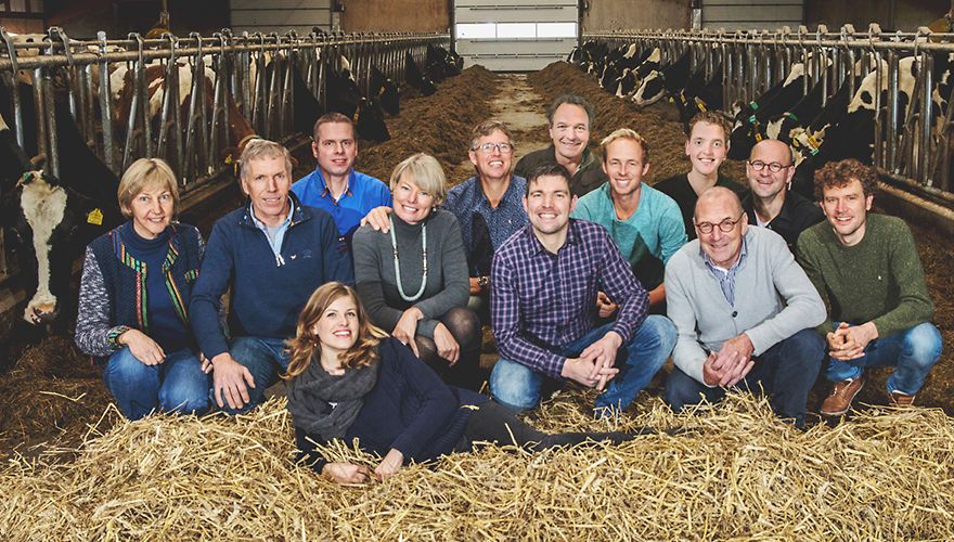 Groepsfoto Gouden Grutto boeren