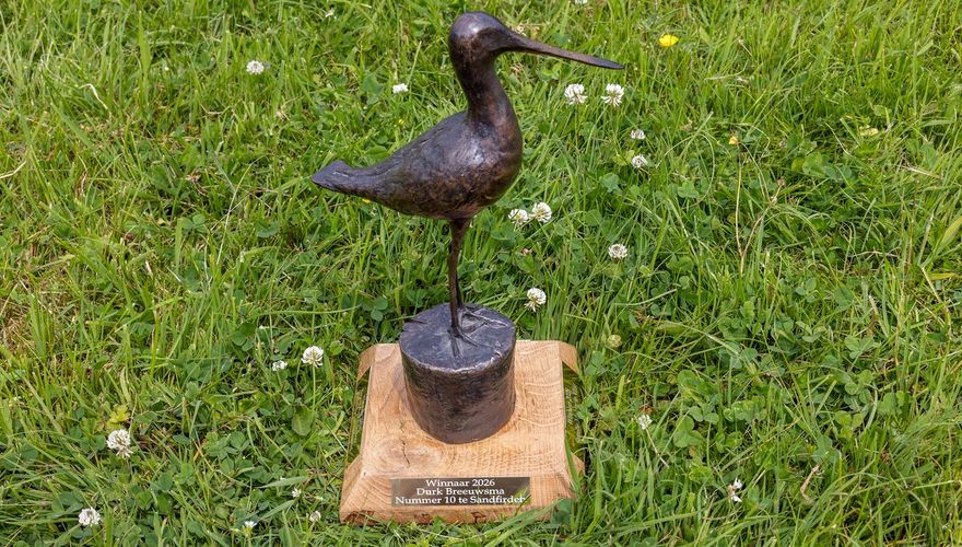 De Gouden Grutto-wisseltrofee. Foto: Fred van Diem