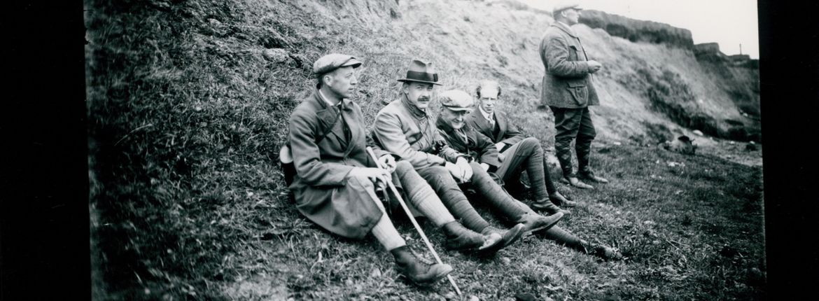 Deelnemers vogelexcursie omstreeks 1920 / Natuurmonumenten