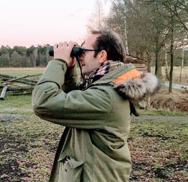 Rene Janssen, excursieleider Vogelbescherming en Vogelweek