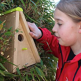 Nestkast ophangen