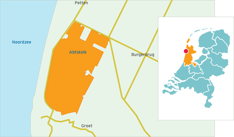 Kaart Abtskolk - De Putten