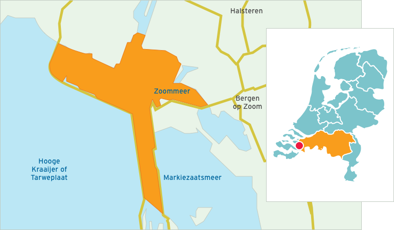 Kaart Zoommeer