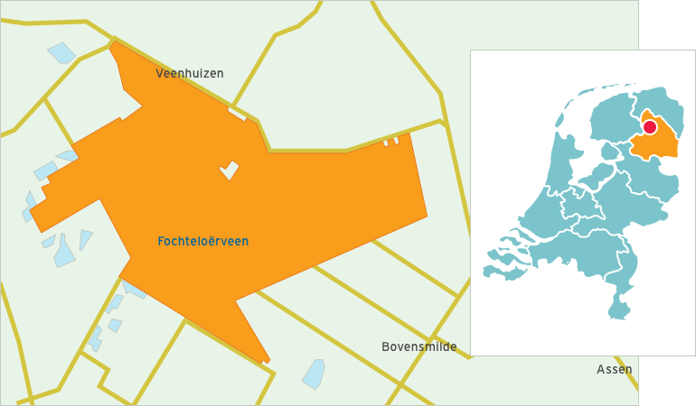 Kaart Fochteloerveen