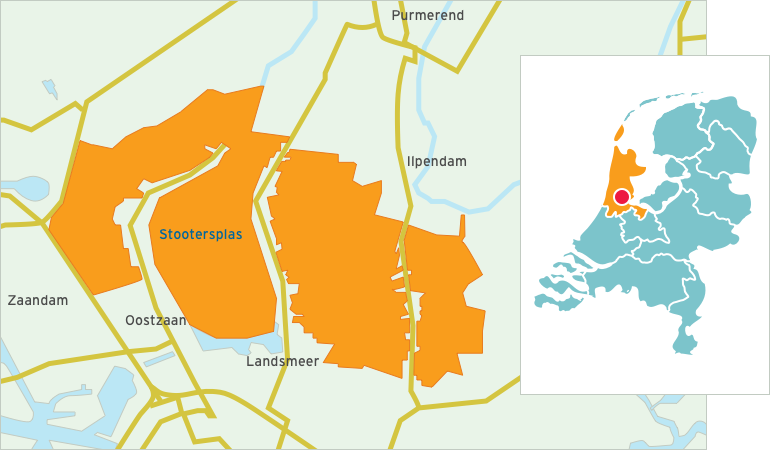 Kaart Ilperveld - Varkensland - Oostzanerveld - Twiske