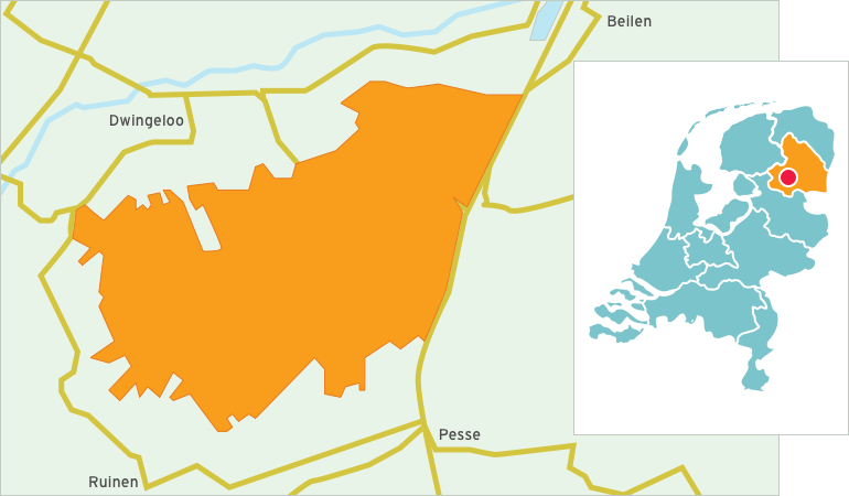 Kaart Dwingelderveld