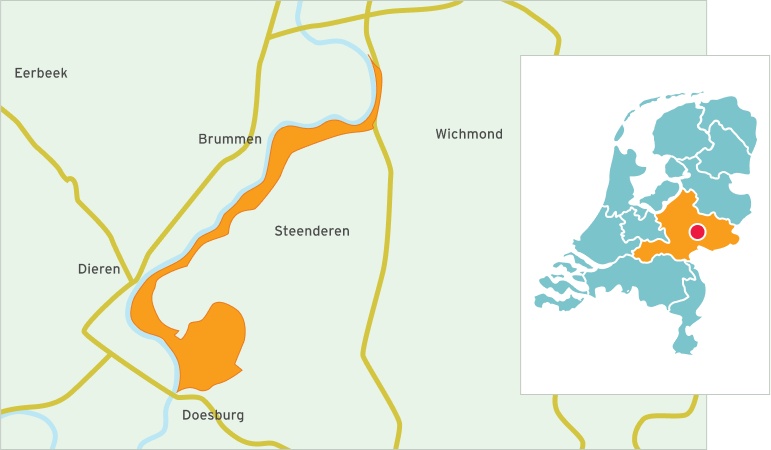 Kaartje IJssel, Oostoever