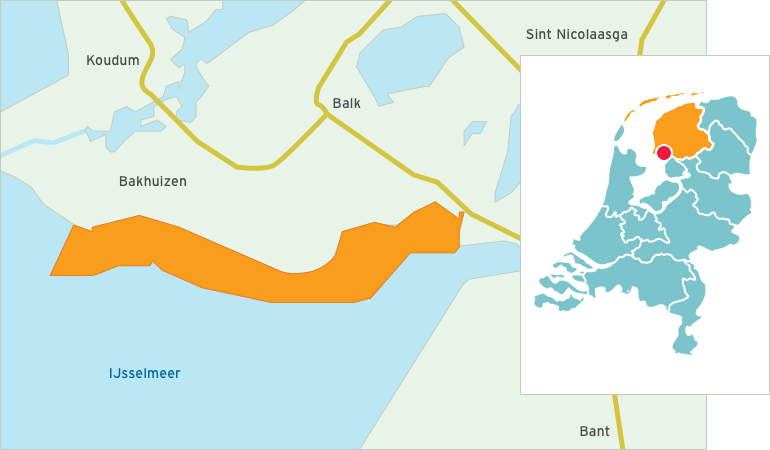 Kaart IJsselmeer - Lemmer
