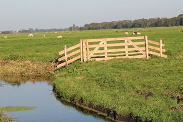 Houten hek Krimpenerwaard