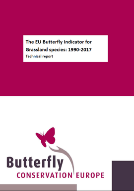 The EU Butterfly Indicator for Grassland species 1990-2017